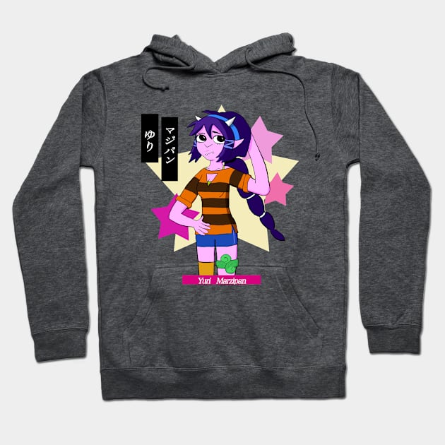 Yuri Marzipan the Oni - Cute Preppy (original) Hoodie by VixenwithStripes